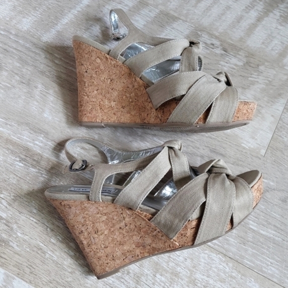 Steve Madden Canvas Platform Wedges - Picture 4 of 16